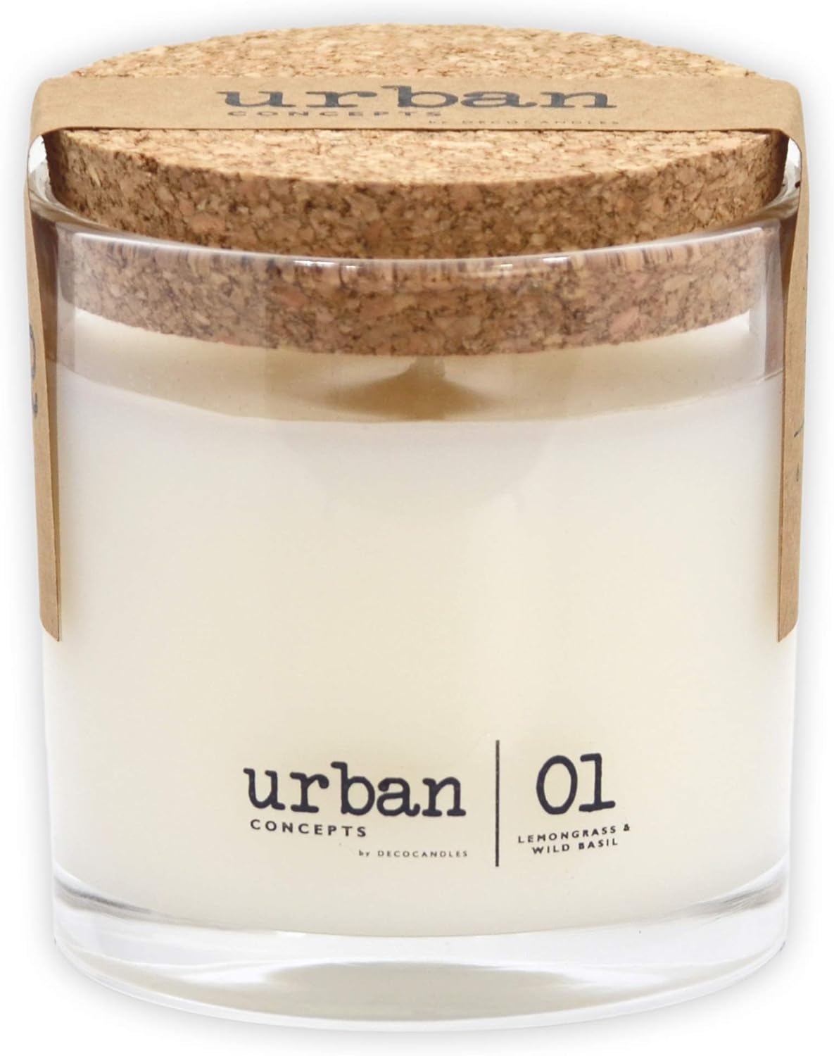 Lemongrass & Wild Basil | 6.7 Oz. w/ Cork lid