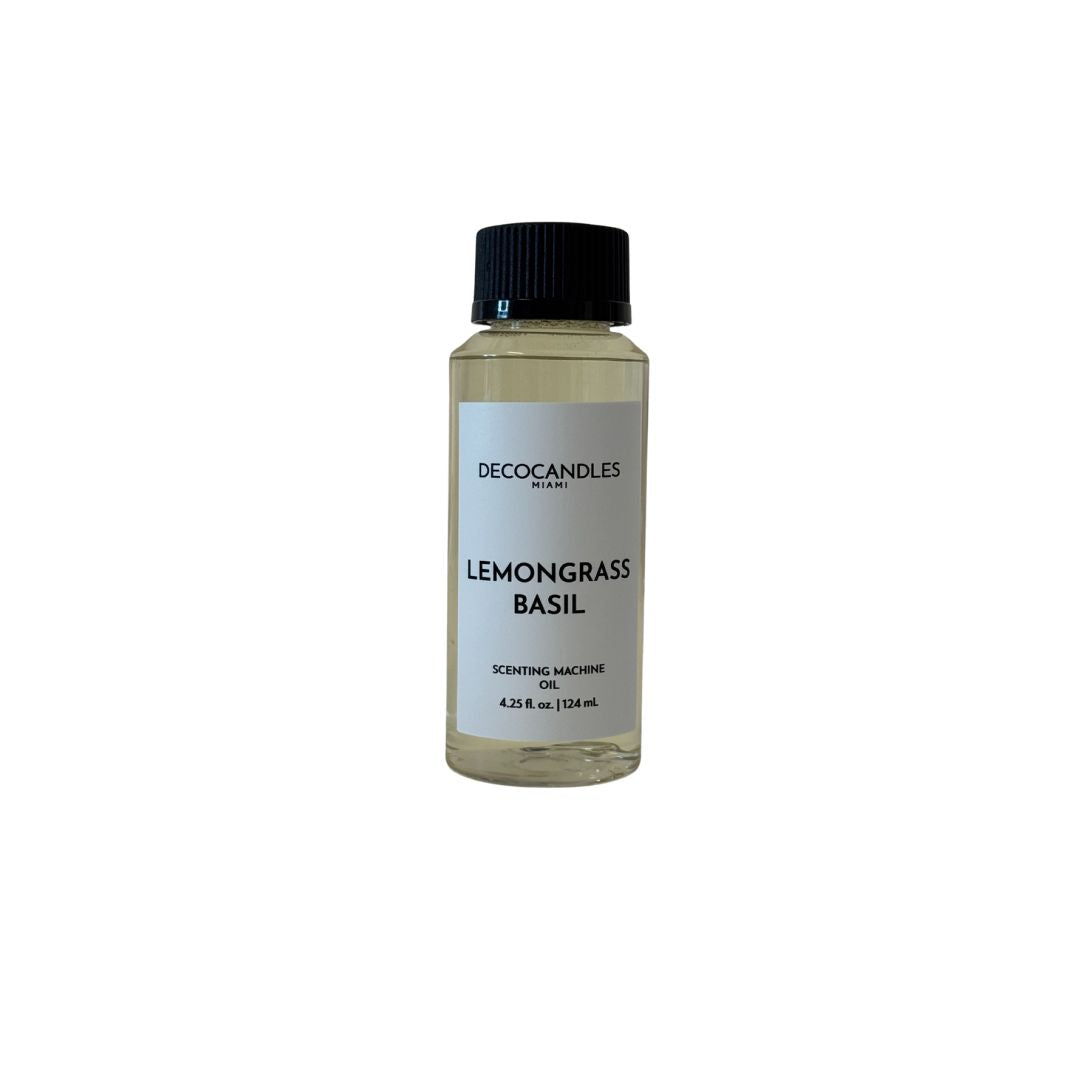 Lemongrass Basil | Diffuser Machine Oil Refill | 4.2 Oz.