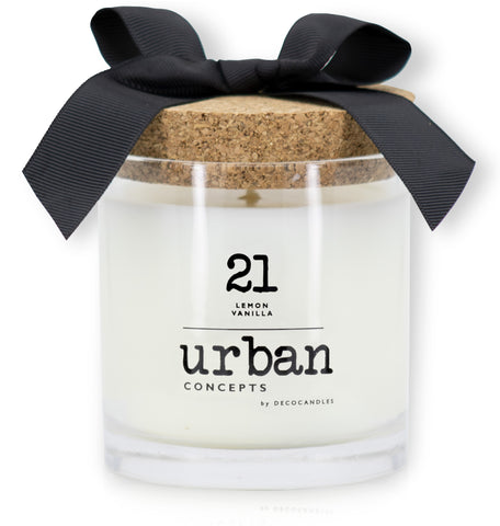 Urban Concepts  | Lemon Vanilla - 9 Oz. w/ Cork lid