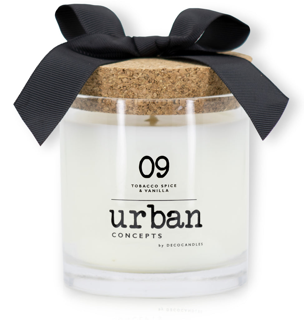 Urban Concepts  | Tobacco, Spice & Vanilla - 9 Oz. w/ Cork lid
