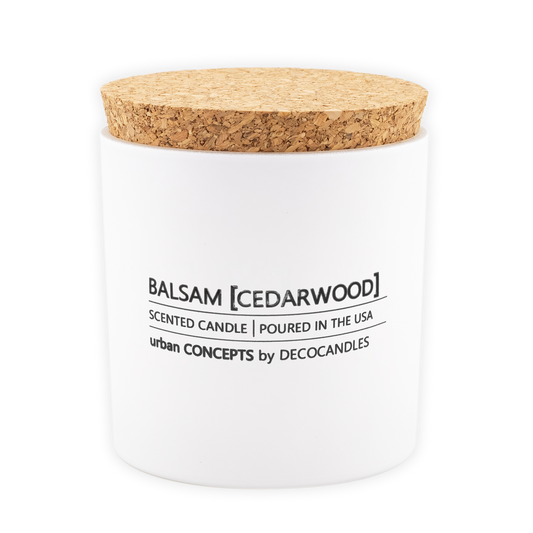 Balsam & Cedarwood - 9 Oz. w/ Cork lid