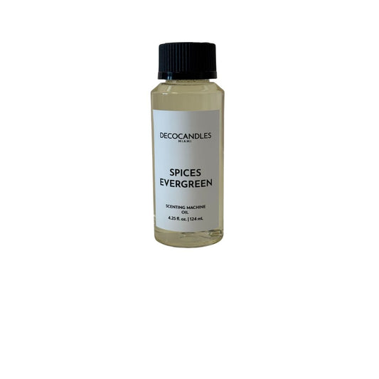 Spices Evergreen | Diffuser Machine Oil Refill | 4.2 Oz.