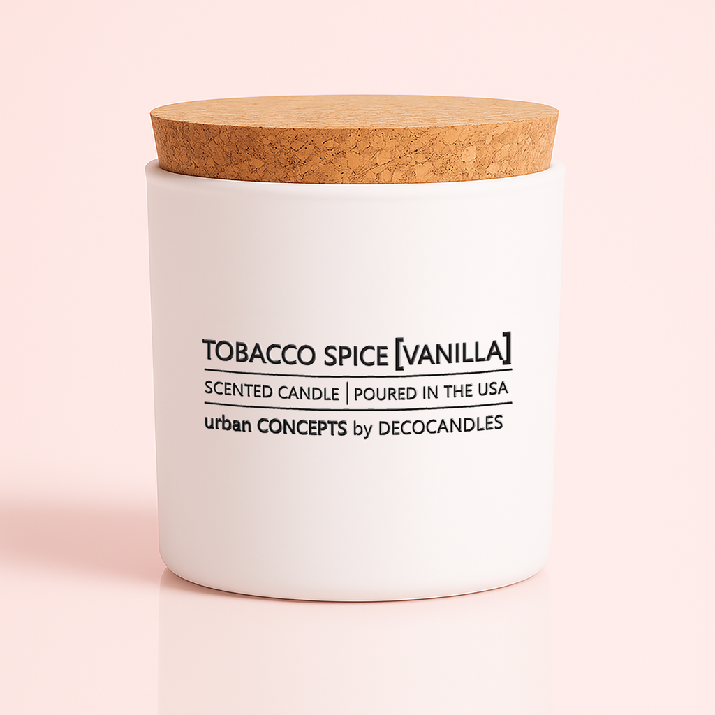 Tobacco, Spice & Vanilla - 9 Oz. w/ Cork lid