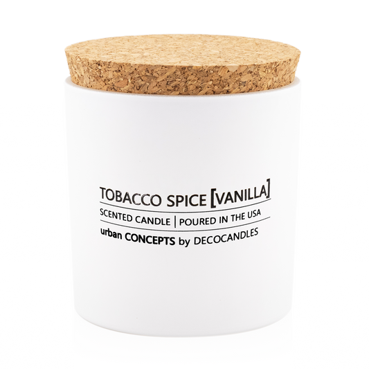 Tobacco, Spice & Vanilla - 9 Oz. w/ Cork lid