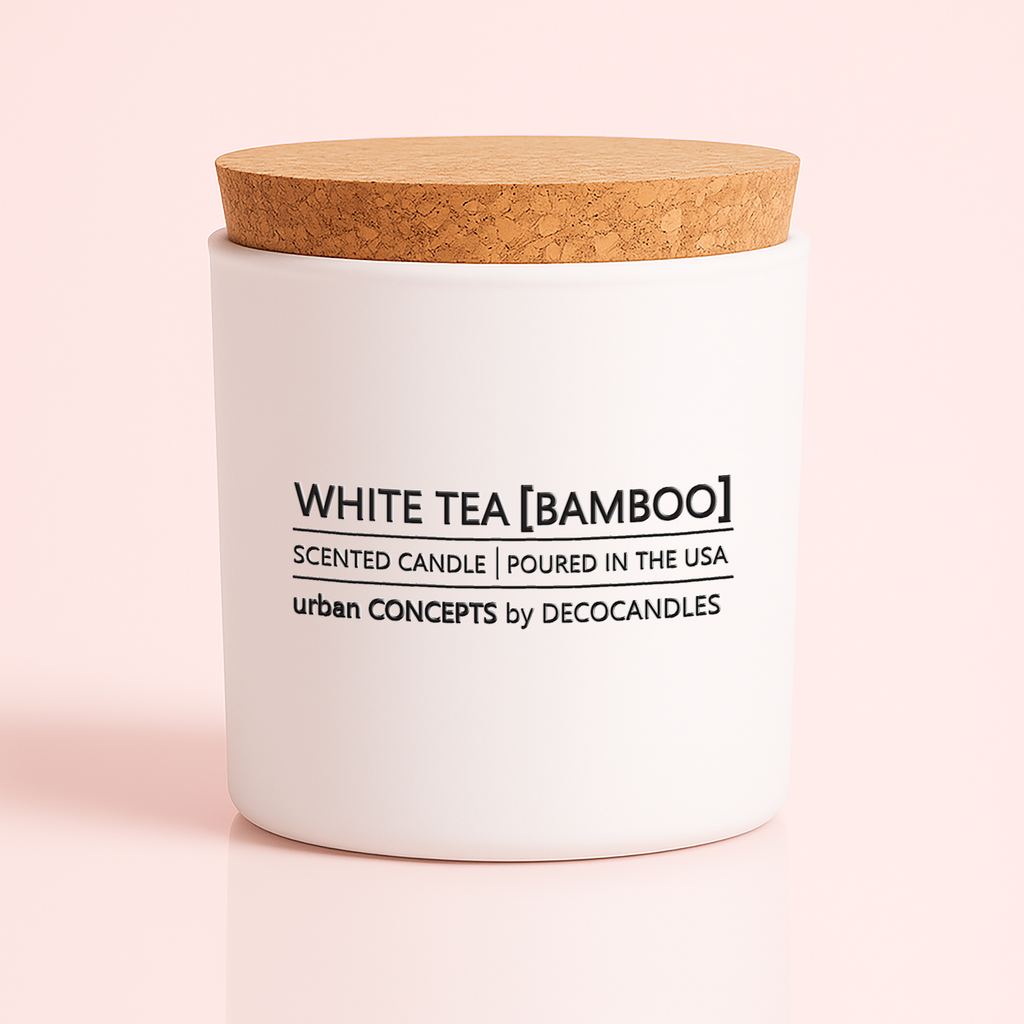 White Tea & Bamboo - 9 Oz. w/ Cork lid