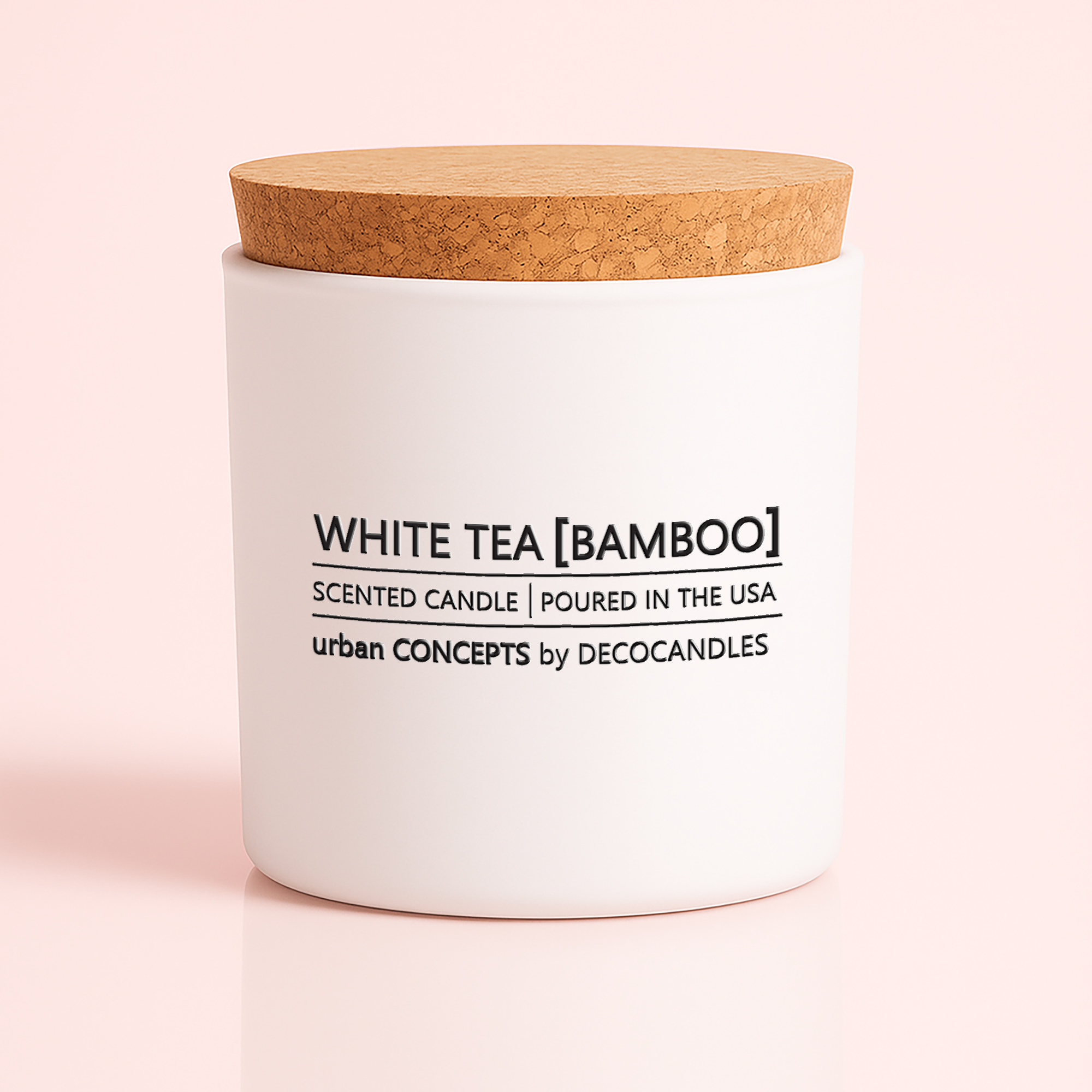 White Tea & Bamboo - 9 Oz. w/ Cork lid