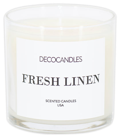 Fresh Linen - 6 Oz. Jar – DECOCANDLES